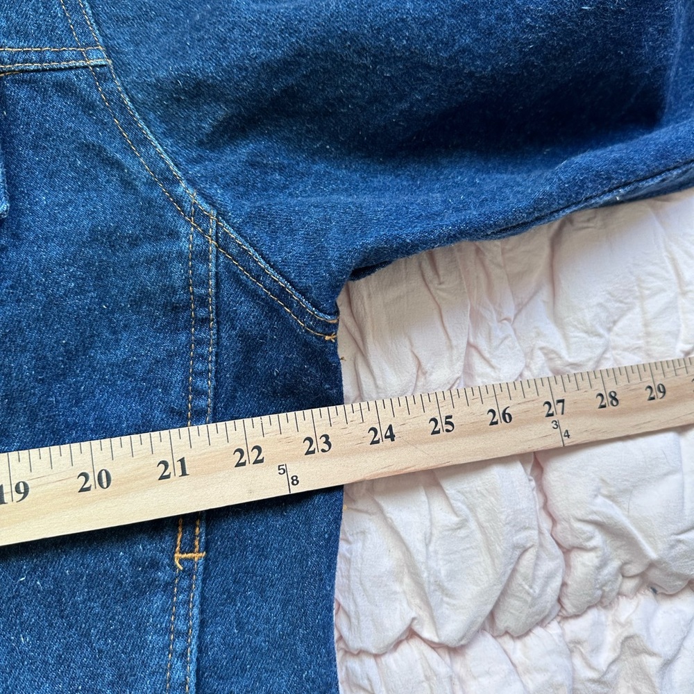 Vintage Coach In Four Seasons Indigo Blue Denim Jacket Women’s M - Picture 4 of 8